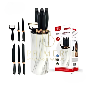 CONJUNTO DE FACAS 7 PECAS KA F106