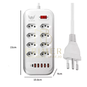 FILTRO DE LINHA C/USB  AL7606