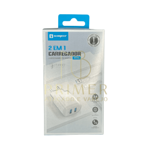 CARREGADOR 2 EM 1 V8 SX FC58 V8