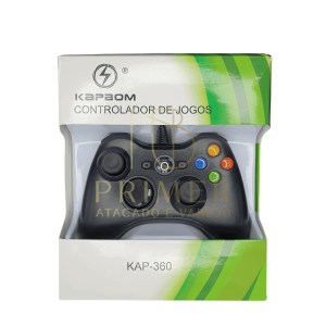 CONTROLE COM FIO XBOX 360